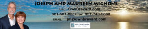 Commercial Real Estate aerial photo Joseph and Maureen McNulty Examples business card.